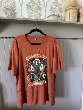Orange Graphic Concert T-Shirt